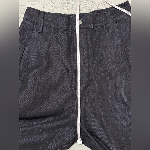 NWT Etica Lewis High Waist Pleated Ankle Cargo Jeans Onyx Black Denim - Picture 15 of 16